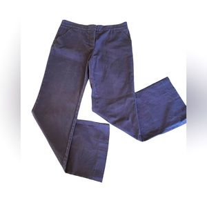 Tory Burch brown trouser flare‎ leg pants. Size 8
